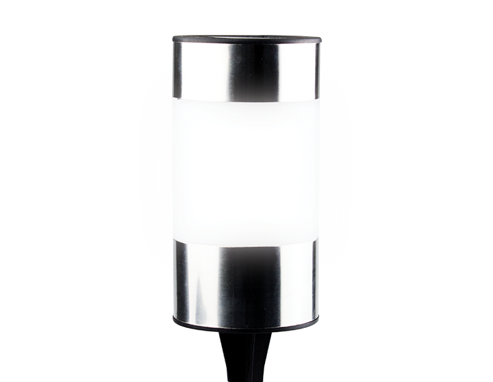 Mini Stainless Steel Solar Garden Stake Lights (Set of 2) - SPV Lights