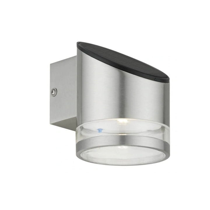 Ring S Silver Solar Wall Light