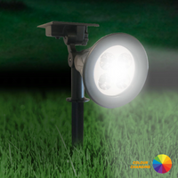 Halo - Plastic Solar Spotlight with 7 Colour Changing LEDs - SPV Lights