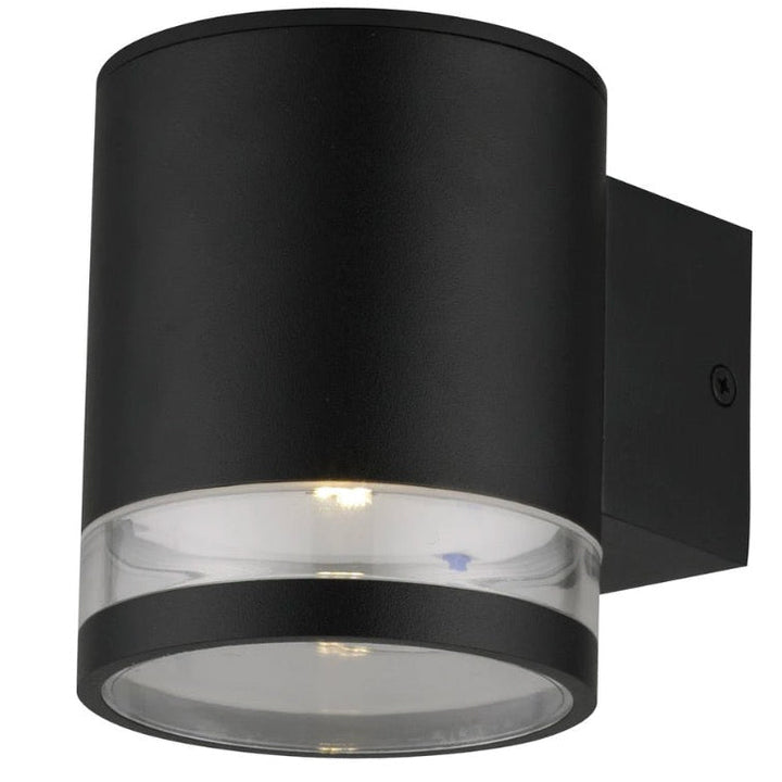 Ring Black Solar Wall Light