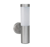 Oscar X - Contemporary Stainless Steel Solar Powered Wall Light - SPV Lights