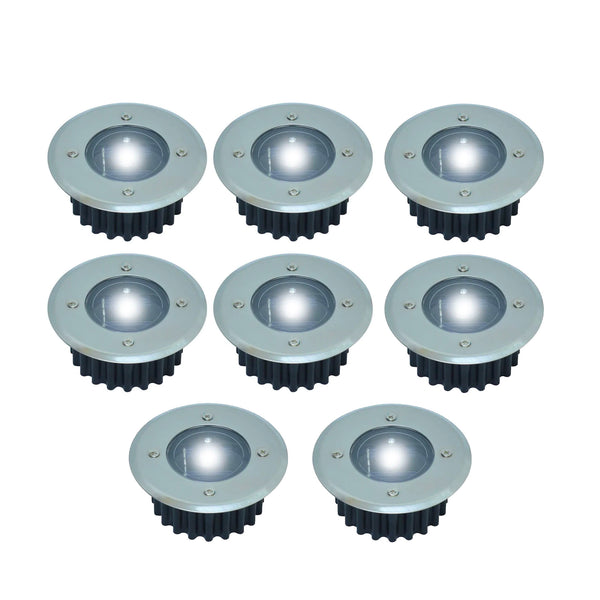 Compact Solar Decking Lights – Set of 4