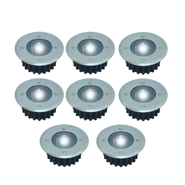 Compact Solar Decking Lights – Set of 4