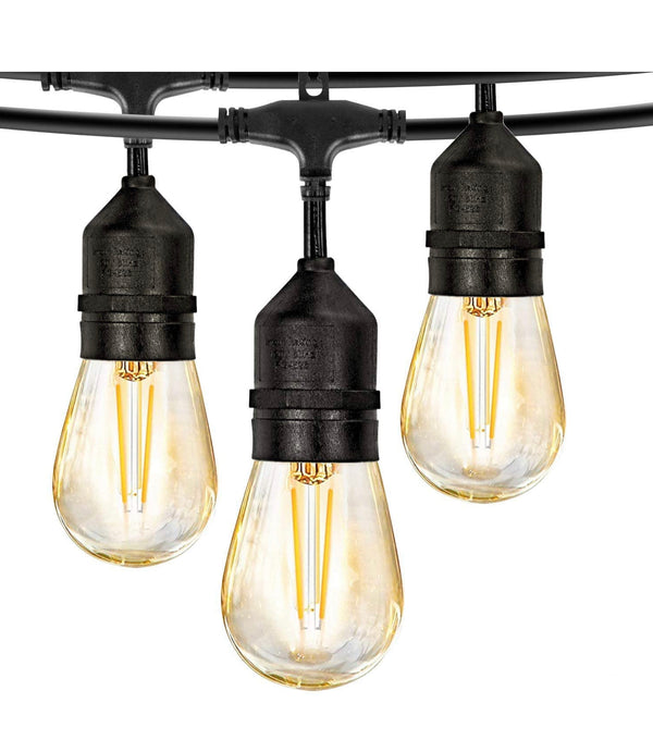 Vintage Solar Festoon Lights (6 Bulbs)