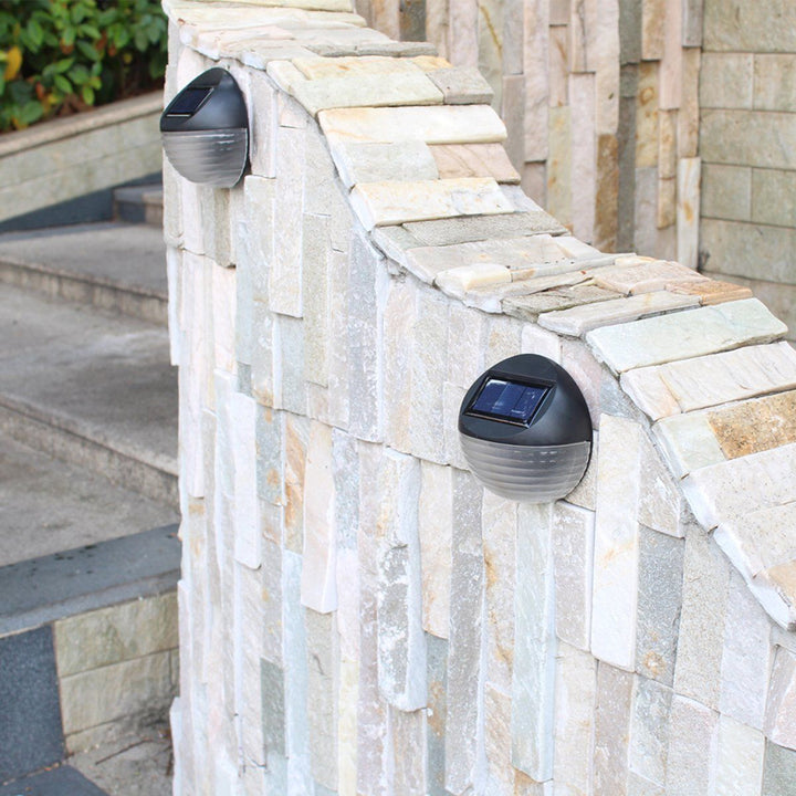 Solar Wall Lights (Set of 4) with Warm White LEDs - SPV Lights