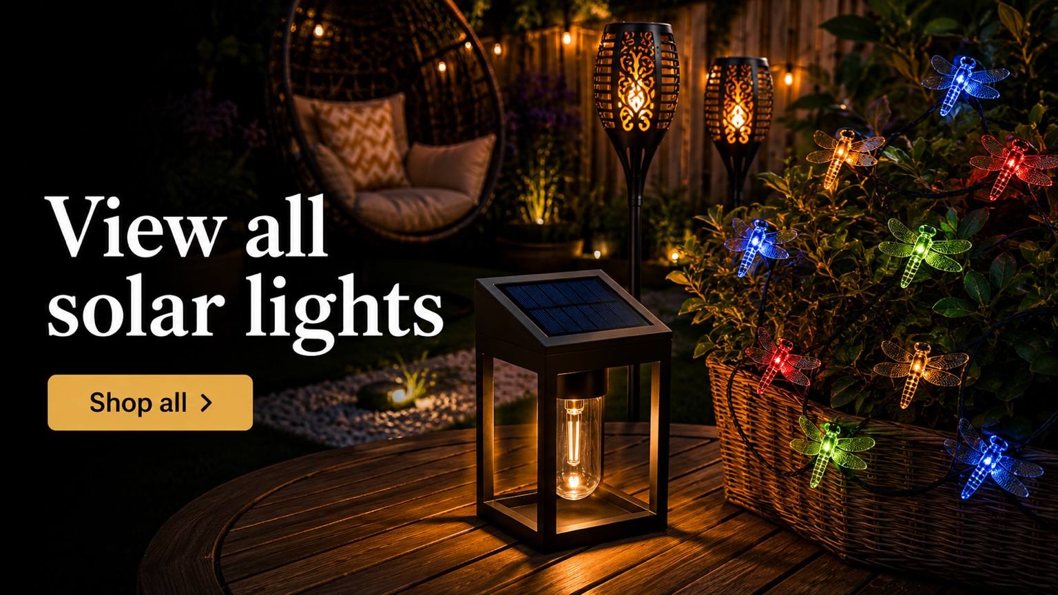Browse our complete range of Solar Lights