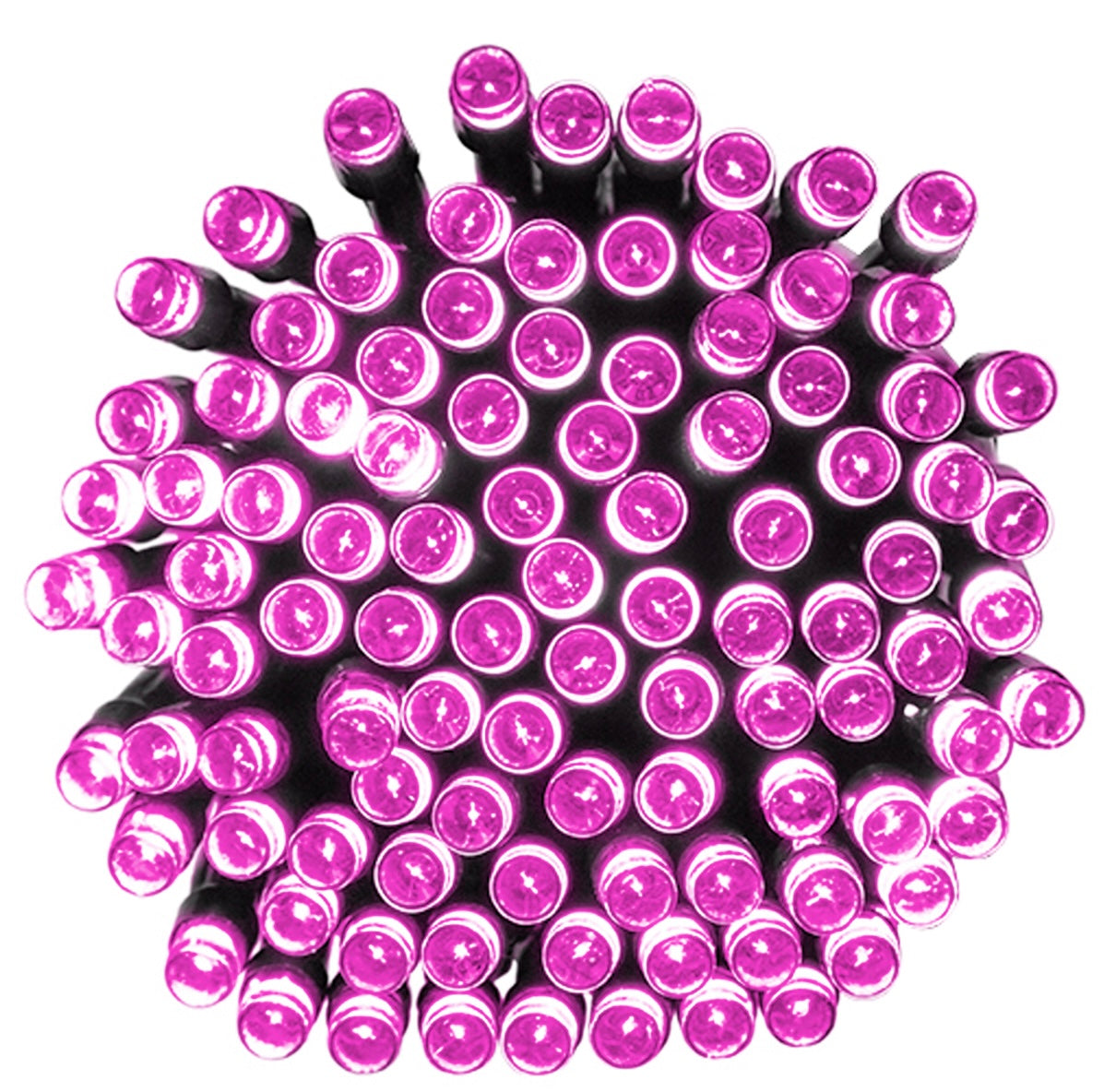 40C0D39F-E0B0-4A16-B29E-3435E31E46FD 100 Pink LED Solar Fairy Lights - Image 1