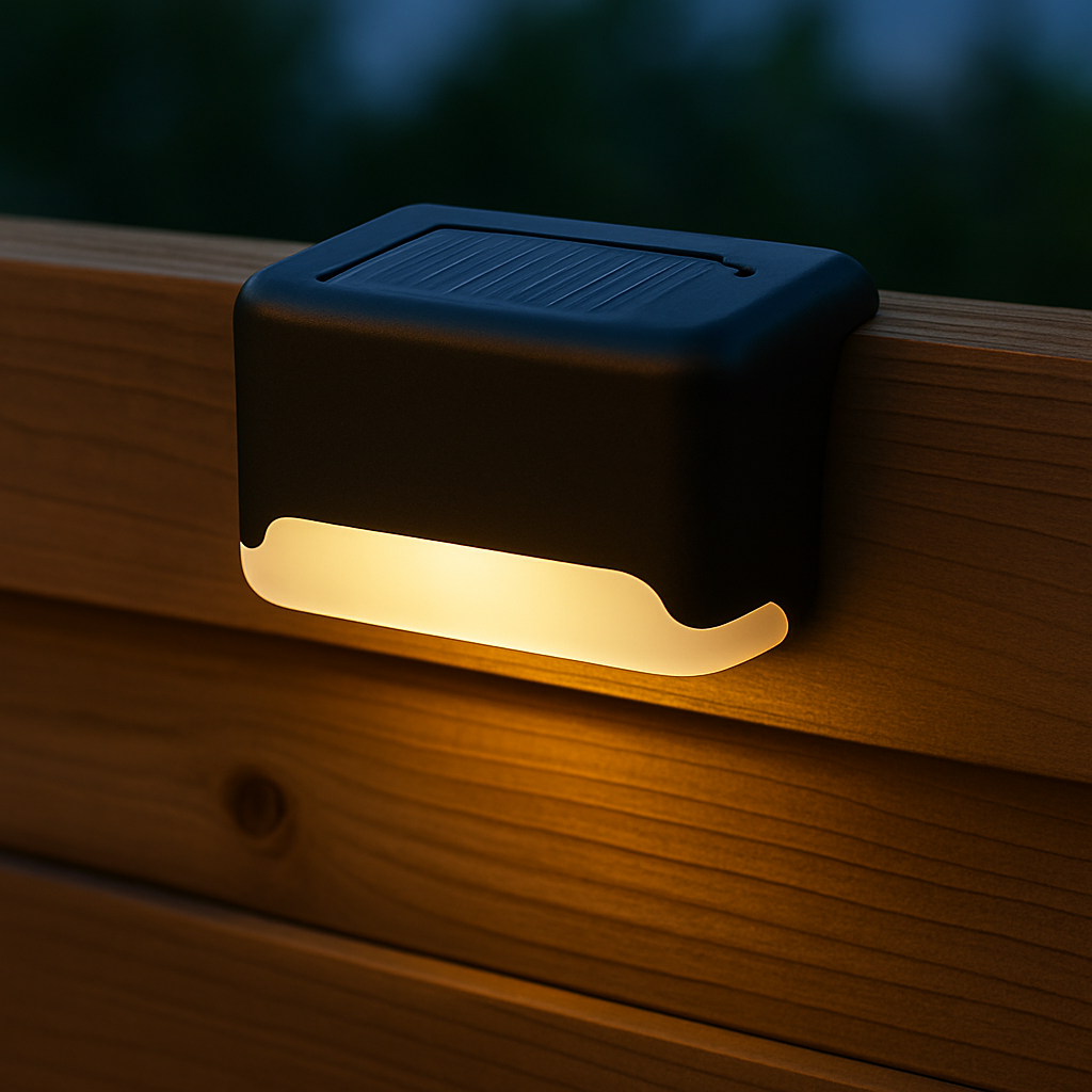 Solar-Fence_Lights_1_AG Edge Solar Fence Lights (Set of 4) - Image 1